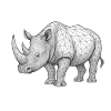 Rhino Wireframe Pattern