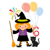 Little Witch 6th Birthday Girl Design