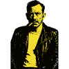John Steinbeck Noir Rebel Portrett
