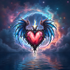 Winged Heart of Cosmic Fire