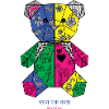 Geometric Floral Teddy Mosaic