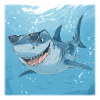 Casual Sunglasses Shark – Cool Under Water