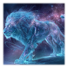 Mystical Star Lion – Futuristic & Magical