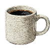 Café filtre brodé – lungo (imprimé)