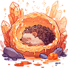 Hedgehog in the Crystal Orb