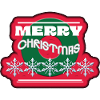 Merry Christmas Vinyl Circle