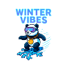 Winter Vibes Panda Neon