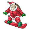 Turtle Christmas Skateboard
