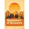 Groovy Seventies Sunset with Festival Energy