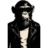 Monkey Rebel Lederjacke
