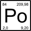 Polonium Po Element Design Periodtable
