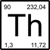 Th Thorium-Element Symbol Artwork