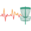 Heartbeat DiscGolf Motif