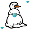 Winter Handball Kids Snowman