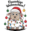 Sheep Fluffy Christmas Shepherd Funny