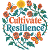 Cultivate Resilience Floral Heart