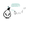Cute Winter Penguins Illustration