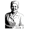 Smiling Nurse Mom 1970