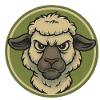Angry Sheep Emblem