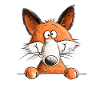 Witziger Fuchs Hallo Da Cartoon Spruch