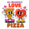 All you need is love pizza