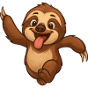 Sloth Friendship Race Funny