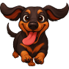 Dachshund joy, race, best friend, owner