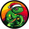 Santa Frog Christmas