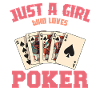 Nur ein Mädchen Pokerkarten