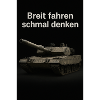 Breit fahren schmal denken