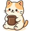Cat with Cup