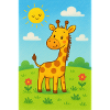Sunny Girafe in the Children's Meadow