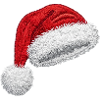 Bestickte, gemütliche klassische Weihnachtsmannmütze (bedruckt)