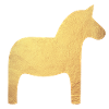Dala Horse Gold Sweden Joulukoristeiden luksus