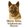 My Akita Guardian of the Heart