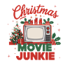 Christmas Movie Addict Retro TV Christmas