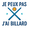 I can't, I have billiards
