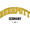 Ruhrpott Germany Lettering Ruhrgebiet Heimat
