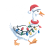 L’oie festive en liberté