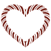 Candy Cane Heart