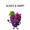 Glimmering Grape Happiness