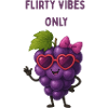 Flirting Grape Graphic