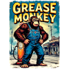 Art urbain rétro GreaseMonkey