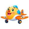 Cute Kids Airplane Cartoon – Airplane