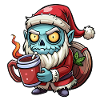 Undead Santa Coffee Chaos