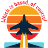 Retro airplane in sunset (Based?!)