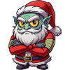Grumpy Goblin Santa