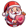Santa Heart Hug