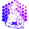 Fun motocross motif
