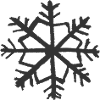 Snowflake Winter Christmas Retro Grunge